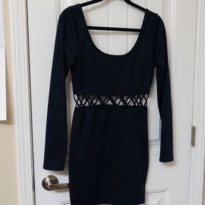 Super cute women's cut out lattice dress